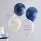 Upassende Fødselsdagsballoner