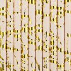 Marmor Papirsugerør Pulverrosa/Guld