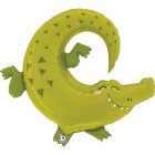 Alligator Folieballon Grøn