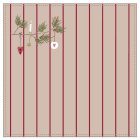 Julefred Bomuldsserviet Beige
