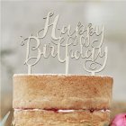 Happy Birthday Træ Kagetopper