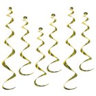 Metalliske Swirls Gul/Guld