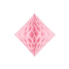 Diamant Honeycomb Lyserød