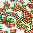 Surinam Flag Konfetti
