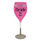 Bride To Be Vinglas Lyserød