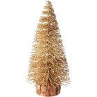 Glitter Juletræ Dekoration Guld