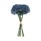 Kunstige Dahlia Blomster Denimblå