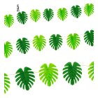 Monstera Blad Guirlande Grøn