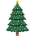 Juletræ Folieballon