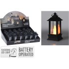 LED Lanterne Sort