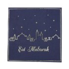 Eid Mubarak Servietter Mørkeblå