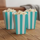 Mint Stribede Popcorn Bægre