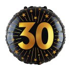 30 Års Golden Celebrations Folieballon