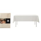Diamantmønstret Dug Beige/Guld