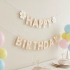 Happy Birthday Tusindfryd Guirlande