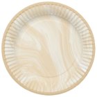 Marmor Paptallerkener Beige