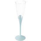 Flute Skrå Champagneglas Lyseblå