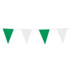 Vimpelguirlande Grøn/Hvid