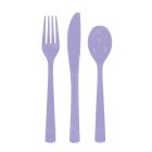Plastikbestik Lavendel
