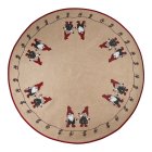 Juletræstæppe Nisser Beige