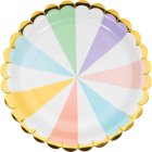Pastel Mix Paptallerkener