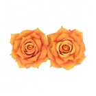 Kunstige Nymphea Roser Orange