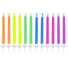 Farvede Flammer Kagelys
