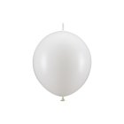 Linking Balloner Metallisk Hvid 28 cm