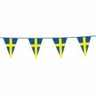 Sverige Vimpel Flagguirlande