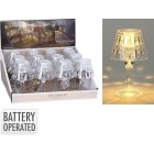 Transparent LED Bordlampe