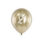 21 Års Balloner Guld
