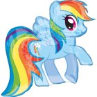 My Little Pony® Rainbow Dash Folieballon