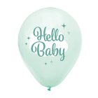 Hello Baby Latexballoner Grøn