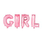 Girl Folieballoner Lyserød