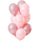 Ballonbuket 25 År Lush Blush