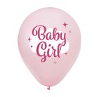 Baby Girl Latexballoner Lyserød