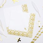 Konfirmation Servietter Guld