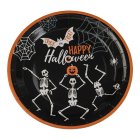 Skelet Halloween Paptallerkener