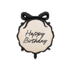 Happy Birthday Folieballon Med Sløjfe