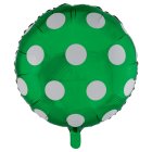 Prikket Folieballon Grøn