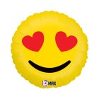Emoji Hjerteøjne Folieballon