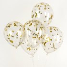 Konfetti Balloner Guld