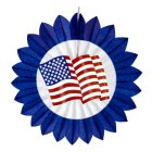 USA Rosette Blå