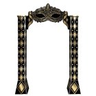 Masquerade Indgangsport Guld/Sort