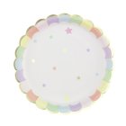 Pastel Tallerkener Regnbue