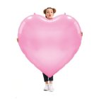 Kæmpe Hjerte Folieballon Lyserød