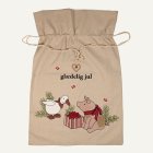 Gavesæk Glædelig Jul Brun