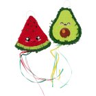 Kawaii Avocado og Vandmelon Piñataer