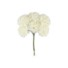 Kunstige Mini Hortensia Blomster Elfenbenshvid
