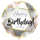 Happy Birthday Marmor Folieballon